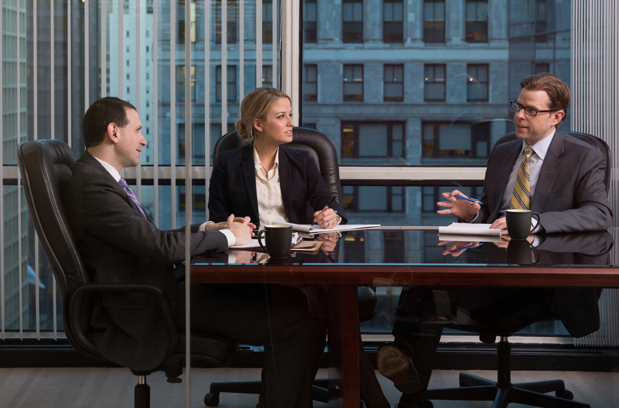 Attorney photo at Inland Steel building in Chicago